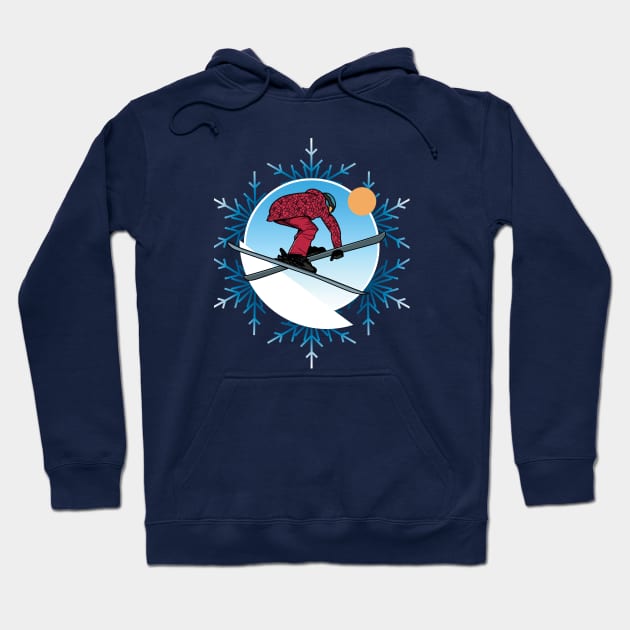 Skiing Hoodie by TMBTM